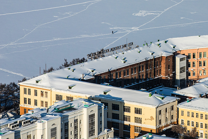 город вид сверху 