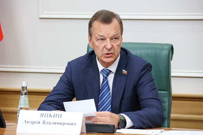 первый заместитель председателя сф андрей яцкин