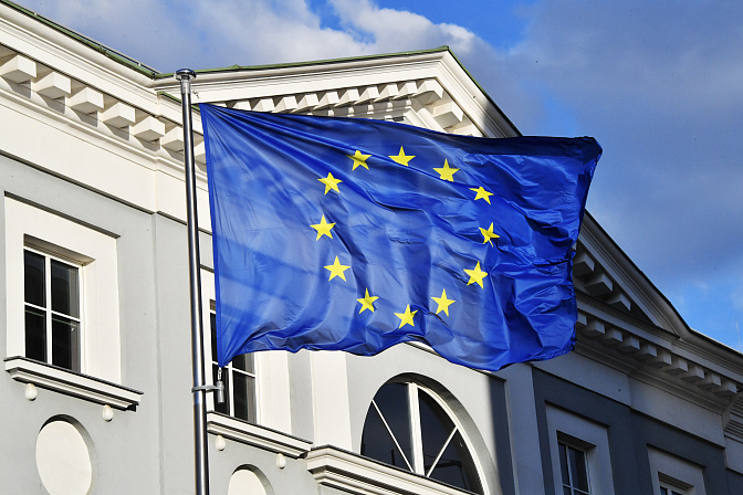 флаг ес евросоюз