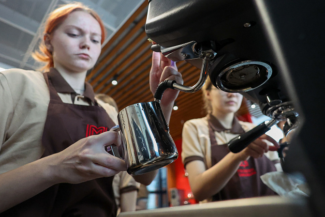 работа подросток бариста кофе 