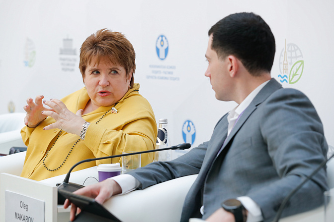Любовь Глебова. Фото: Анатолий Медведь/ roscongress.org