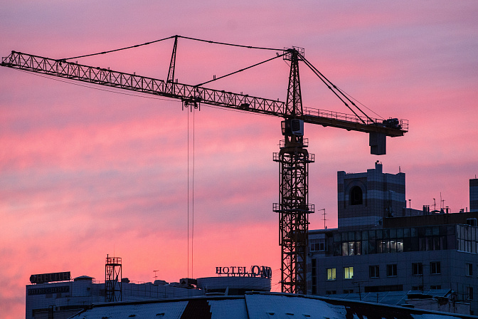 стройка кран 