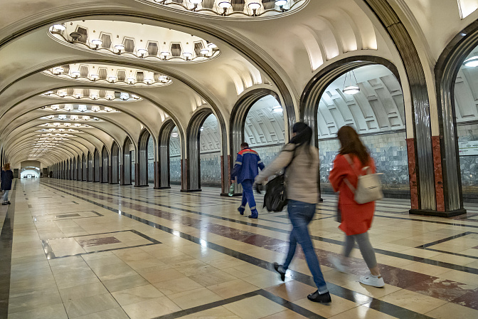 метро, станция метро, станция московского метро маяковская