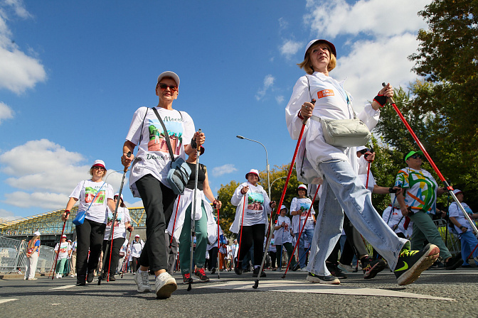 зож спорт хотьба долголетие пожилые 