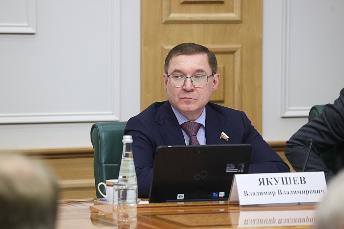 первый заместитель председателя сф владимир якушев