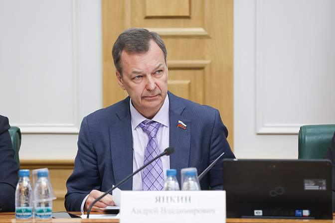 первый заместитель председателя сф андрей яцкин