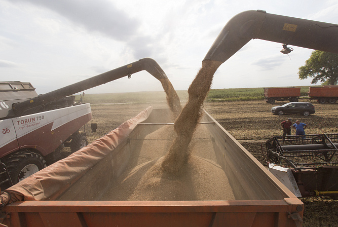 агропром сельское хозяйство зерно уборочная 