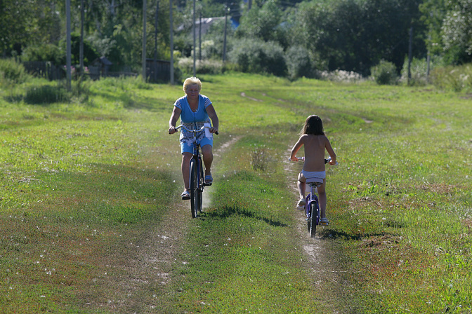 деревня лето