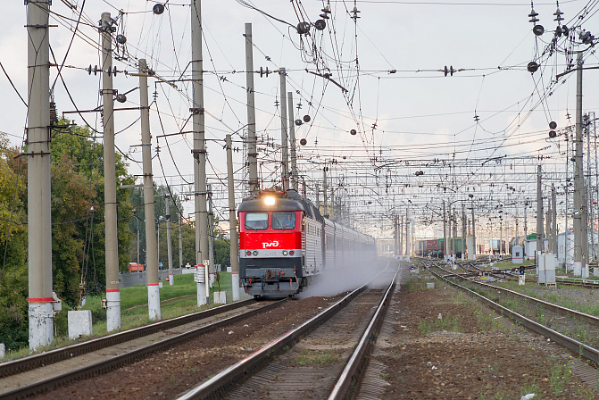 электричка ржд рельсы вокзал 