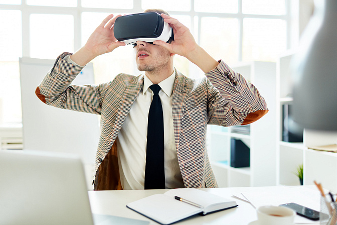 vr очки ии на работе
