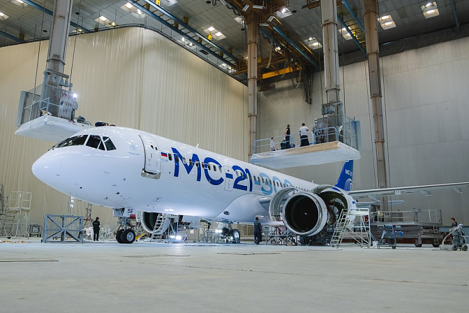 авиастроение самолёт мc-21