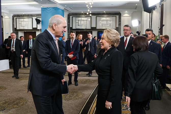 председатель сф валентина матвиенко провела переговоры с главой великого национального собрания турции нуманом куртулмушем