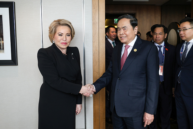 председатель сф валентина матвиенко и чан тхань ман